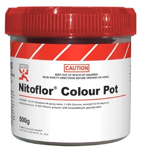 FOSROC NITOFLOR COLOUR POT KOALA GREY 0.5KG 